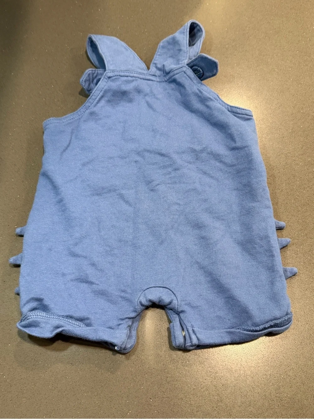 Carter's Blue Toddler Romper Overalls with Front Pocket